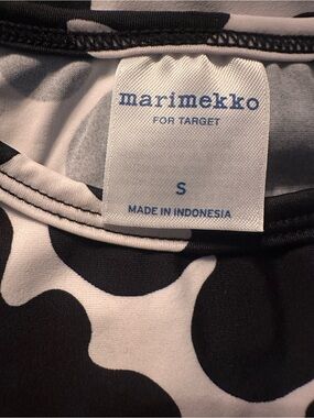 Marimekko for Target Black and White rashguard top, long sleeved